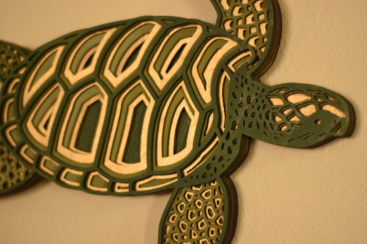 Sea Turtle Wall Decor, Coastal Decor, Beach Theme, Housewarming